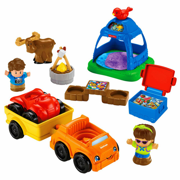Fisher Price Little People DFV77 Auto & Rennen Spielzeug-Set