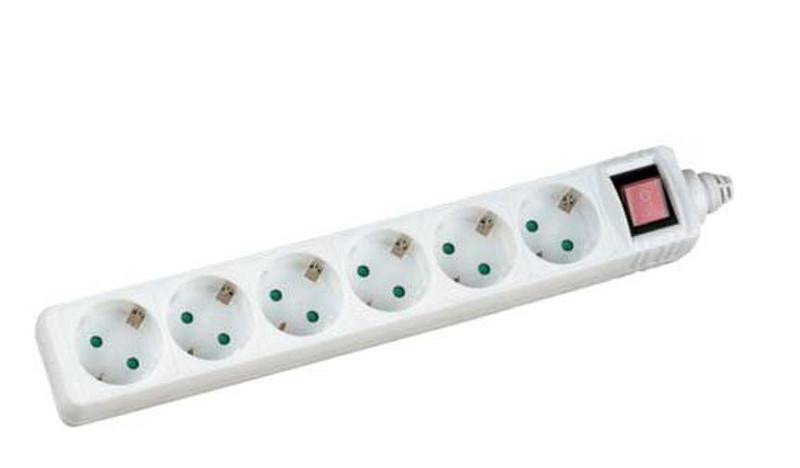Mercodan 509350018 6AC outlet(s) 3m White surge protector