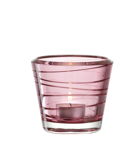 LEONARDO Vario Glas Rot Kerzenständer