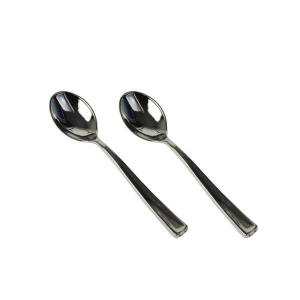 Papstar PAP82365 Coffee spoon Polystyrene Silver spoon