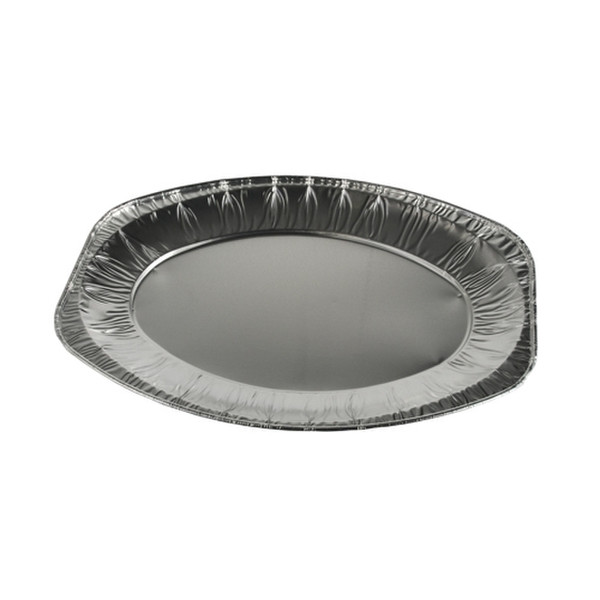 Papstar 10410 Aluminium Aluminium Oval Servierplatte