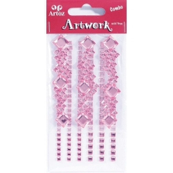Artoz 185635-15 Pink decorative sticker