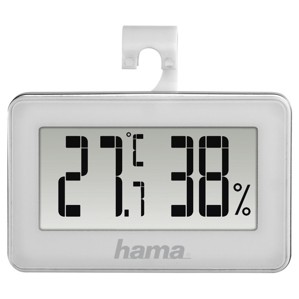 Hama Mini Batterie/Akku Weiß Wetterstation