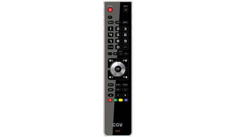 CGV Rayline Fidelio USB4 IR Wireless Push buttons Black remote control