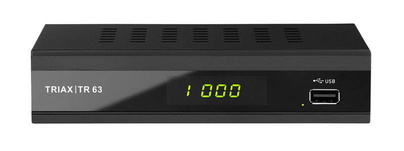 Triax TR 63 Cable,Ethernet (RJ-45),Satellite Full HD TV set-top box