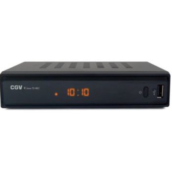 CGV Etimo T2 REC Satellite Full HD Black TV set-top box