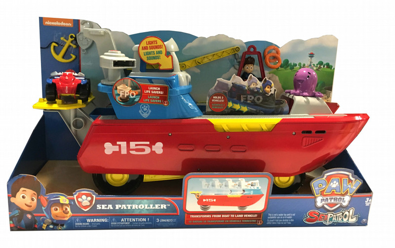 Paw Patrol Sea Patroller Auto & Rennen Spielzeug-Set