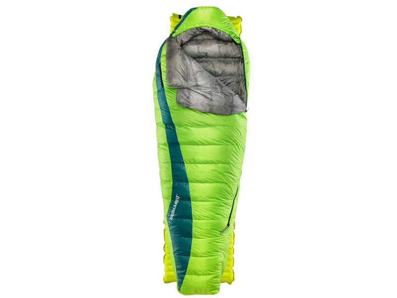 Cascade Designs Questar HD 20 Down Для взрослых Semi-rectangular sleeping bag Зеленый