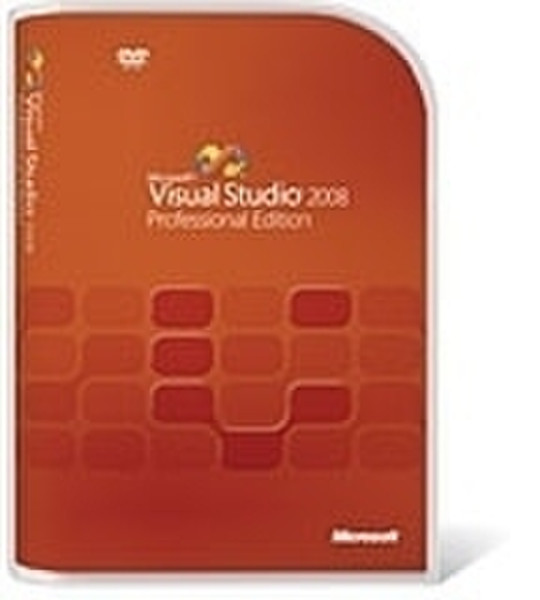 Microsoft Visual Studio 2008 Professional Edition, EN ENG руководство пользователя для ПО