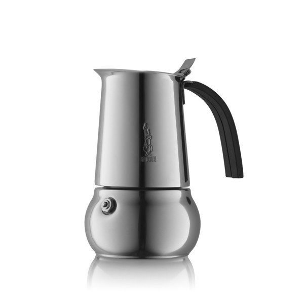 Bialetti Kitty Freestanding Manual Manual drip coffee maker 10cups Black,Stainless steel