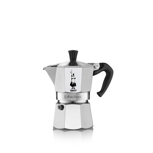 Bialetti Moka Express Freestanding Manual Manual drip coffee maker 3cups Grey