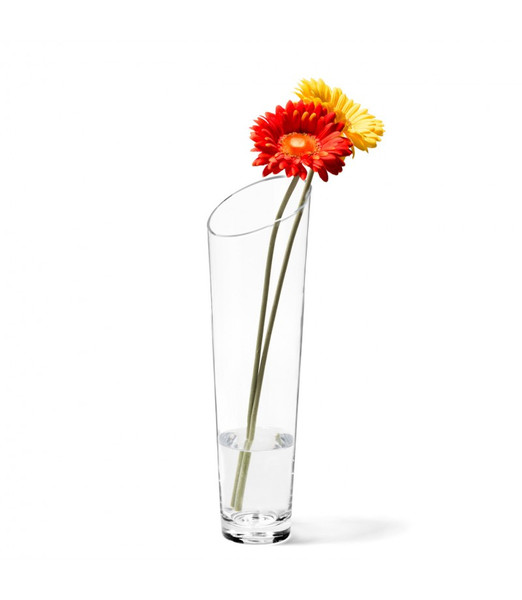 LEONARDO Dynamic Conical-shaped vase Стекло Прозрачный ваза