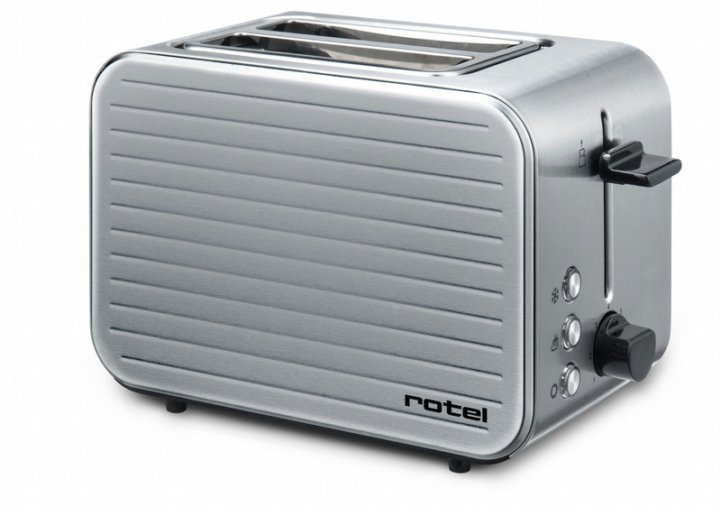 Rotel Chrome 2Scheibe(n) 850W Silber Toaster