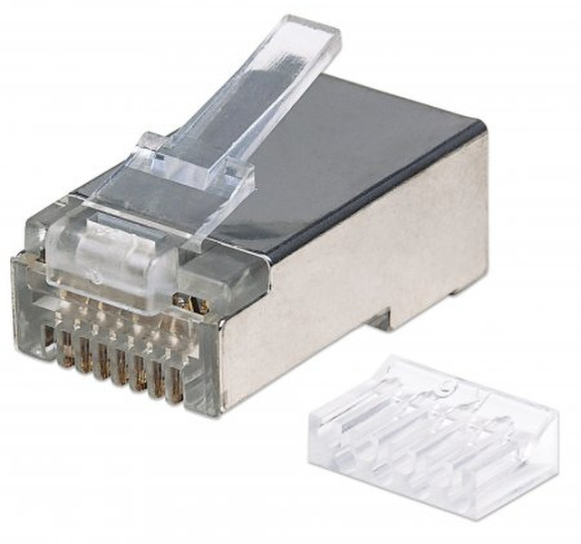 IC Intracom 790635 RJ-45 Silver,Transparent wire connector