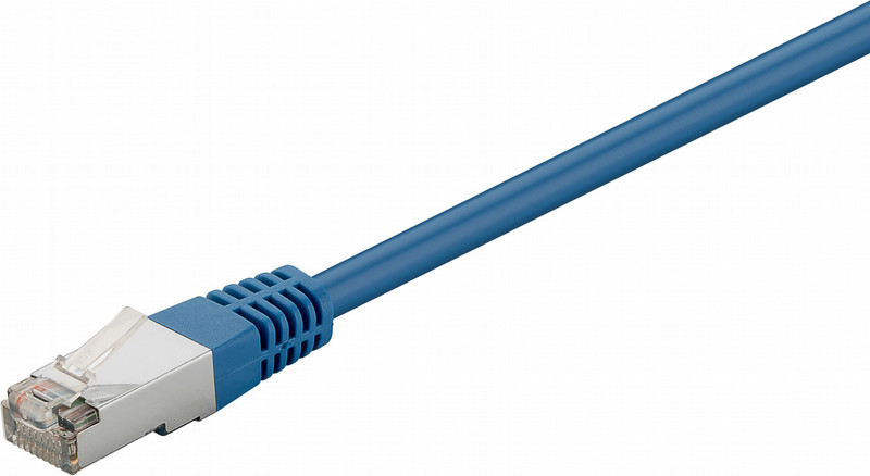 Wentronic 73123 2м Cat5e F/UTP (FTP) Синий сетевой кабель