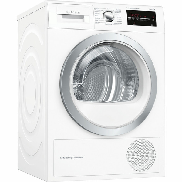 Bosch Serie 6 WTW85491 Freestanding Front-load 8kg A++ White tumble dryer