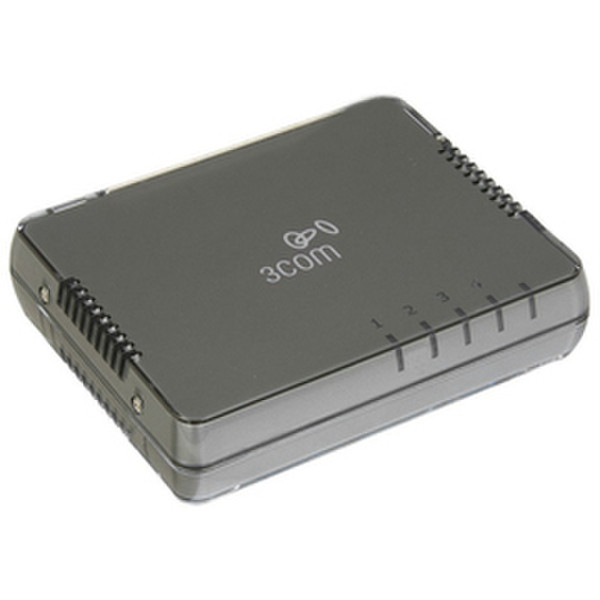 3com Gigabit Switch 5 Неуправляемый L2 Черный