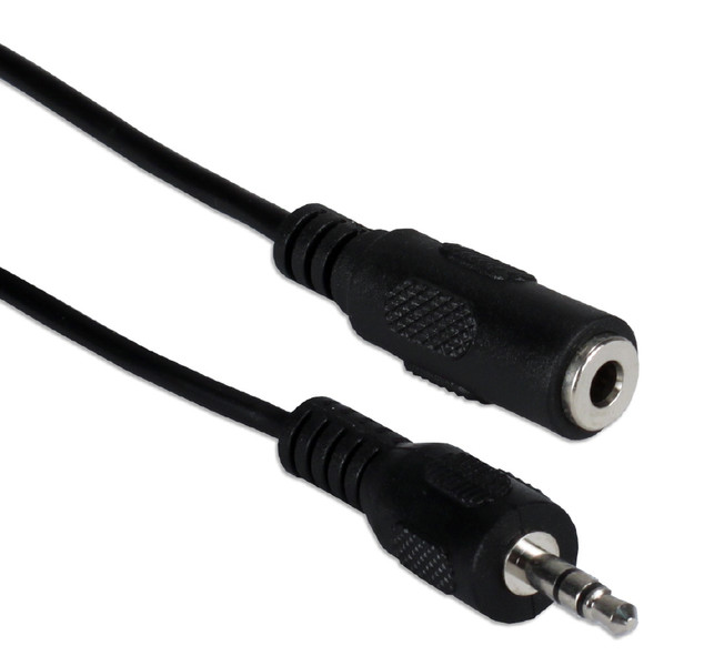 QVS CC400-25 7.62m 3.5mm 3.5mm Schwarz Audio-Kabel