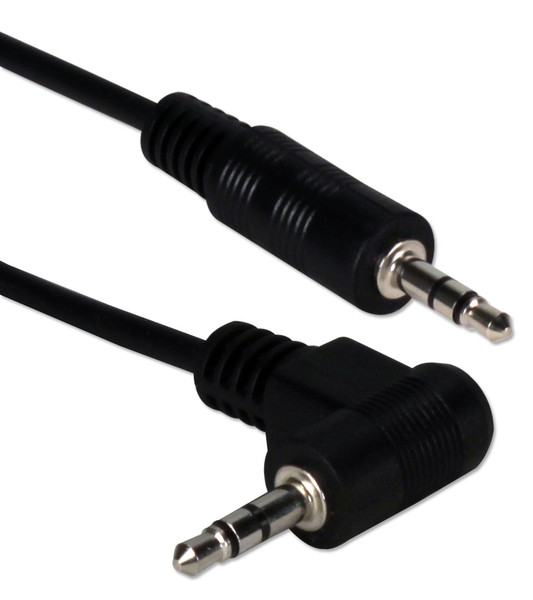 QVS CC400MA-06 1.8m 3.5mm 3.5mm Schwarz Audio-Kabel