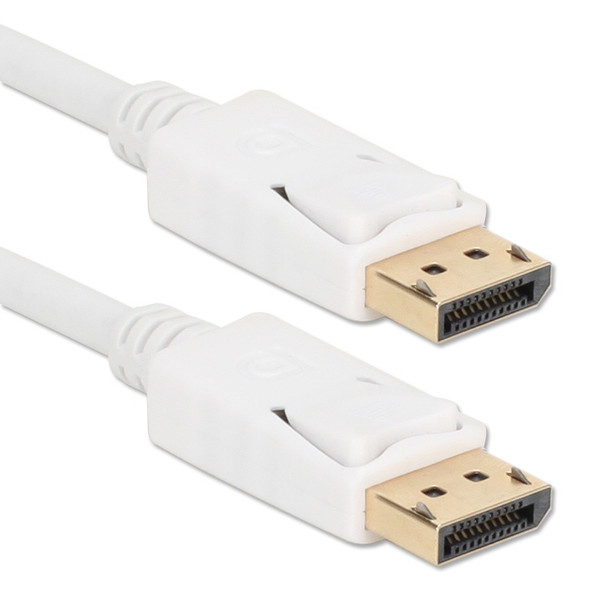 QVS DP-25WH 7.6m DisplayPort DisplayPort White DisplayPort cable