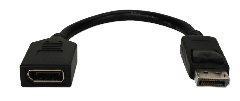QVS DPX-0.5F 0.15м DisplayPort DisplayPort Черный DisplayPort кабель