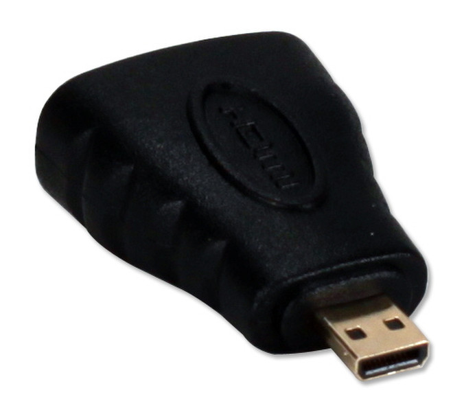 QVS HDAD-MFA Micro-HDMI HDMI Schwarz Videokabel-Adapter