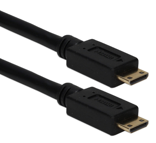 QVS HDCC-1M 1m Mini-HDMI Mini-HDMI Schwarz HDMI-Kabel