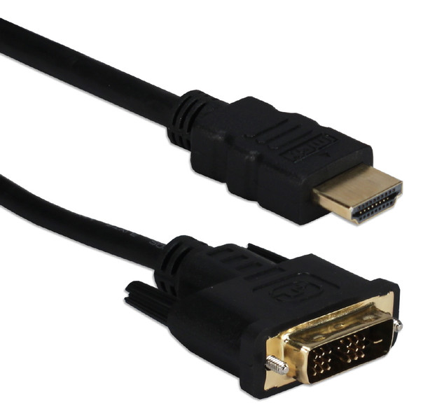 QVS HDVIG-10MC 10m DVI HDMI Schwarz Videokabel-Adapter