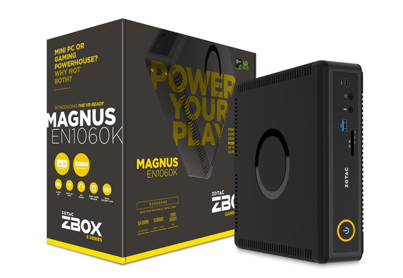 Zotac MAGNUS EN1060K Socket H4 (LGA 1151) 2.7ГГц i5-7500T Неттоп Черный