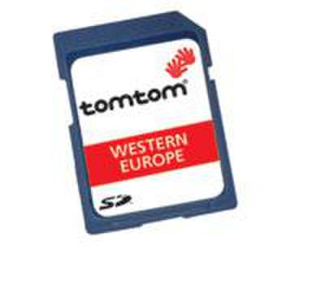 TomTom Multiplatform SD Maps of Western Europe on SD card