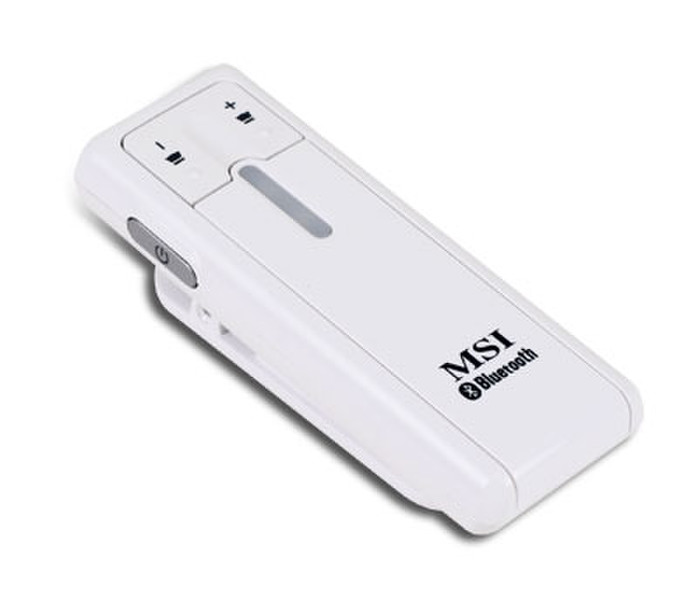 MSI FS110 Стереофонический Bluetooth Белый гарнитура мобильного устройства