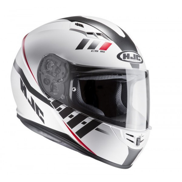 HJC Helmets 101270 Full-face helmet Черный, Красный, Белый мотоциклетный шлем