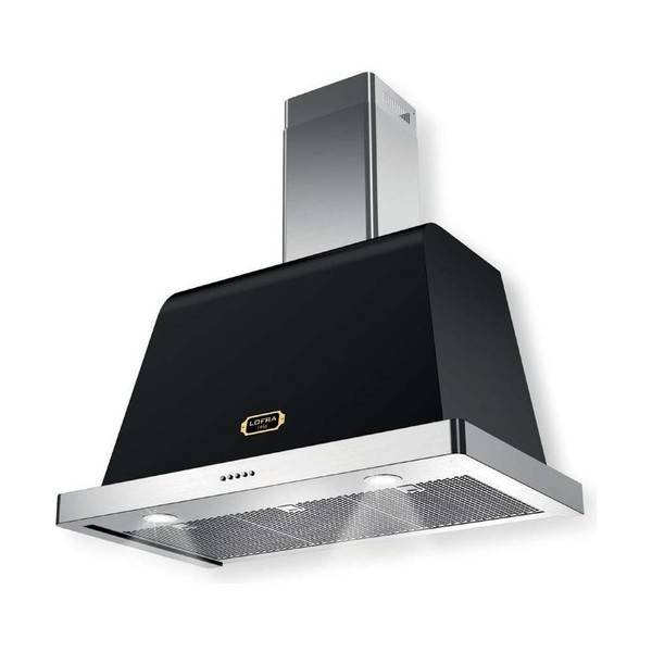Lofra Dolcevita 90 Wall-mounted cooker hood 800m³/h Black