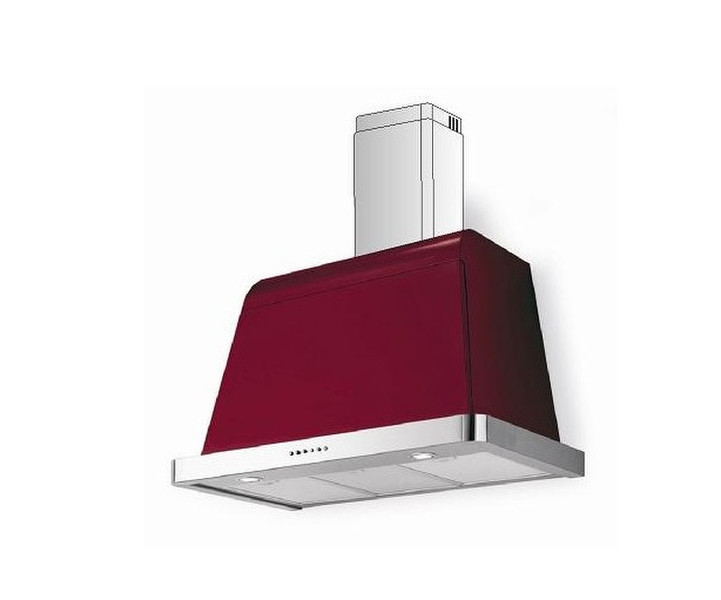 Lofra Dolcevita 90 Wall-mounted cooker hood 800м³/ч Бургундский