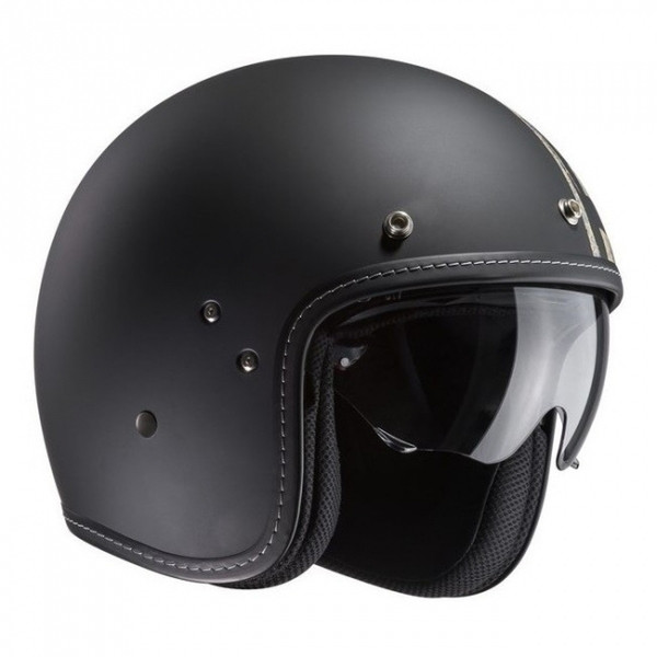 HJC Helmets 166055 Integralhelm Schwarz Motorradhelm