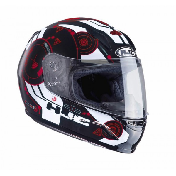 HJC Helmets 191801 Full-face helmet Синий, Красный, Белый мотоциклетный шлем