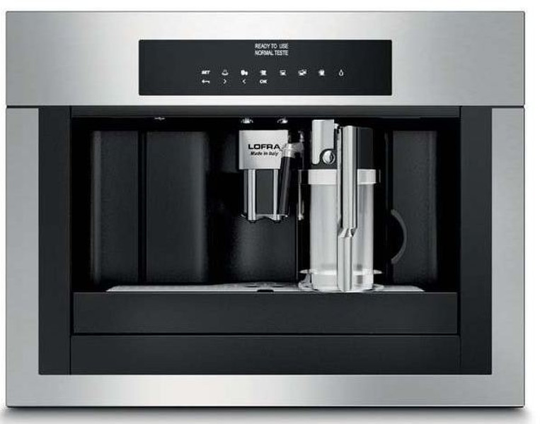 Lofra YBI66T Built-in Fully-auto Combi coffee maker 1.8L Black,Stainless steel coffee maker