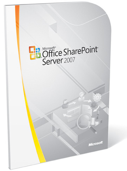 Microsoft Office SharePoint Server 2007 Standard CAL, 32/64-bit, MVL, DVD, GRE Microsoft Volume License (MVL) GRE