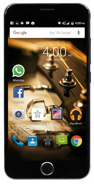 Mediacom PhonePad X532 Ultra Dual SIM 4G 16GB Grau, Violett Smartphone