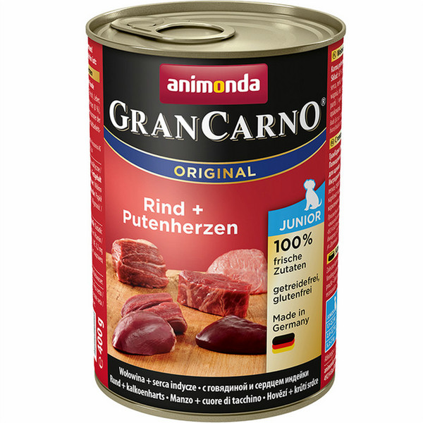 animonda GranCarno Original Beef,Turkey 400g dogs moist food