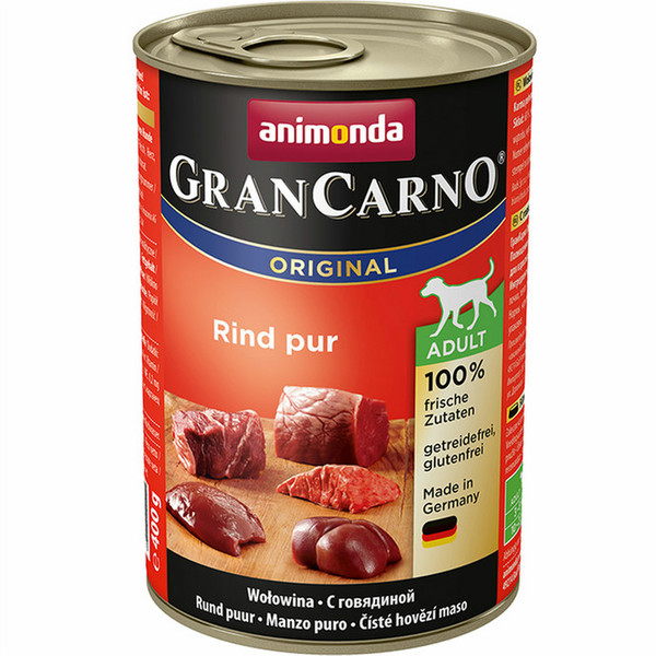 animonda GranCarno Original Говядина 400г Для взрослых влажный корм для собак