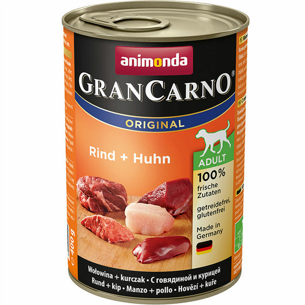 animonda GranCarno Original Говядина, Курица 400г Для взрослых влажный корм для собак