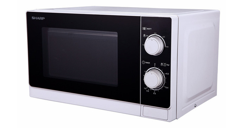Sharp R-600WW Настольный Комбинированная микроволновая печь 20л 800Вт Черный, Белый микроволновая печь