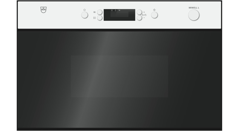 V-ZUG MWL60w Eingebaut Solo-Mikrowelle 22l 750W Schwarz, Weiß