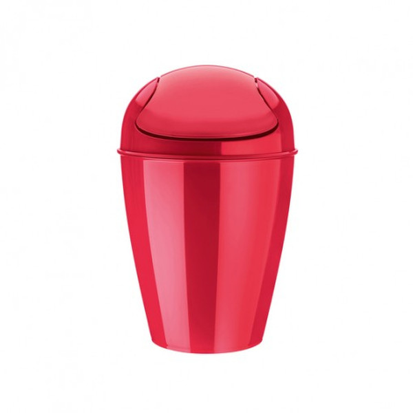 koziol Del S 5L Round Red trash can