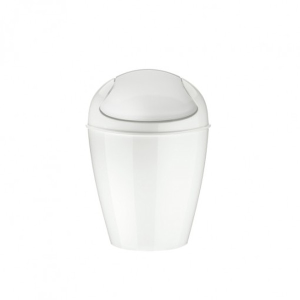 koziol Del XS 2L Round White trash can