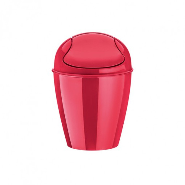 koziol DEL XS 2L Round Red waste basket