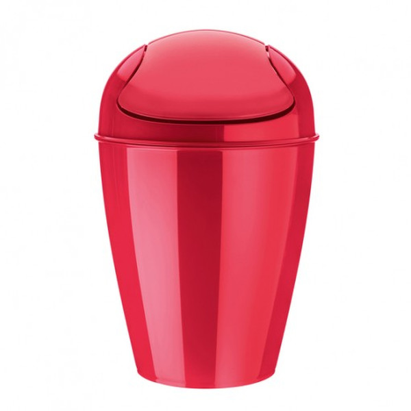 koziol Del M 12L Round Red trash can