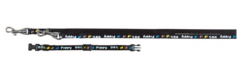 TRIXIE 15331 Black Nylon Dog pet collar