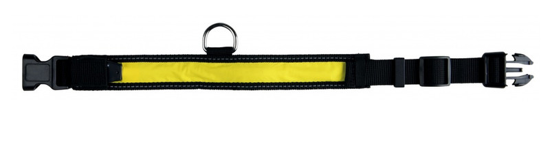 TRIXIE 1328 Schwarz, Gelb Nylon M-L Hund Standard collar Halsband für Haustiere